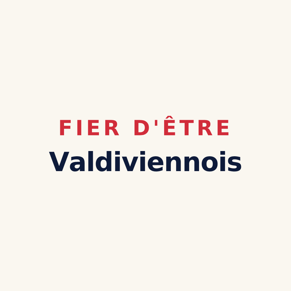 Tasse « Fier d'être Valdiviennois » — design pour Valdivienne
