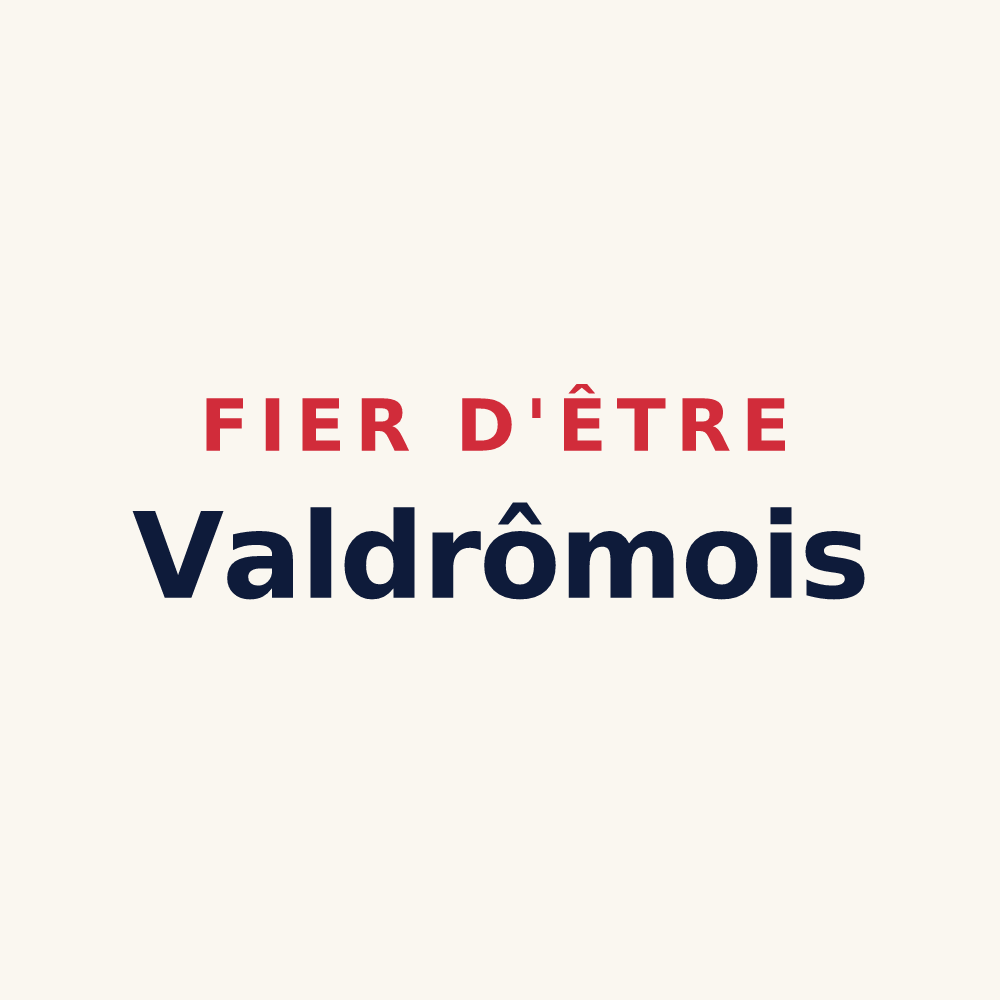 Tasse « Fier d'être Valdrômois » — design pour Valdrôme
