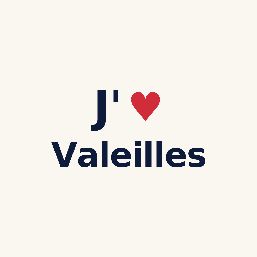 Tasse personnalisée Valeilles — design J'aime Valeilles