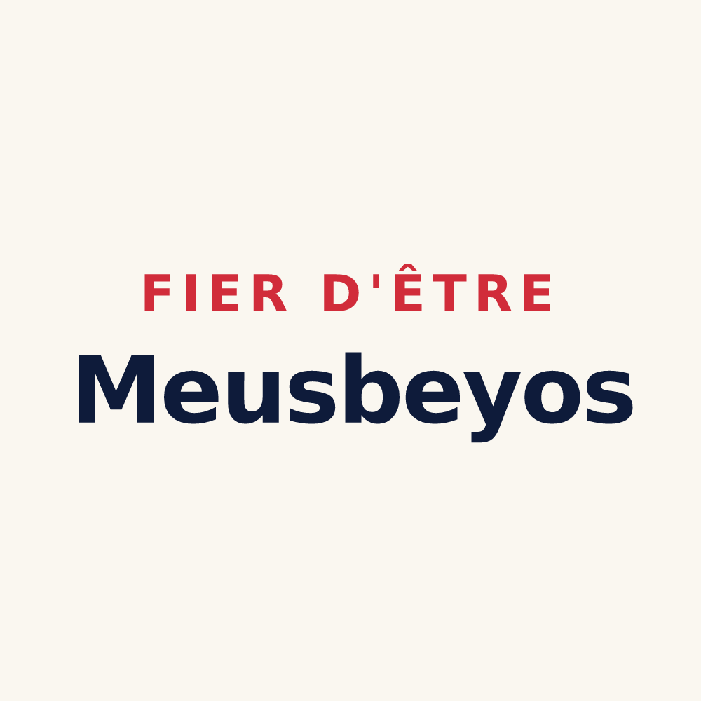 Tasse « Fier d'être Meusbeyos » — design pour Valempoulières