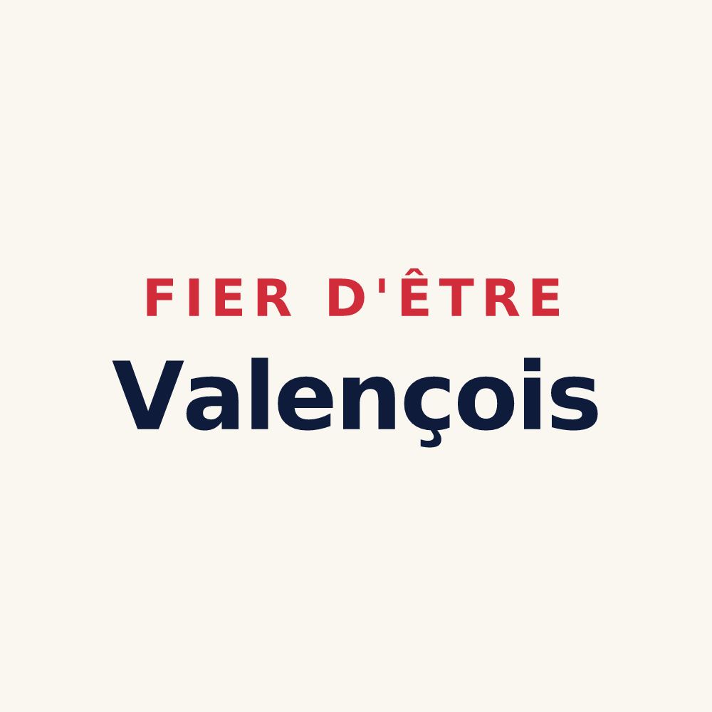 Tasse « Fier d'être Valençois » — design pour Valence-en-Brie