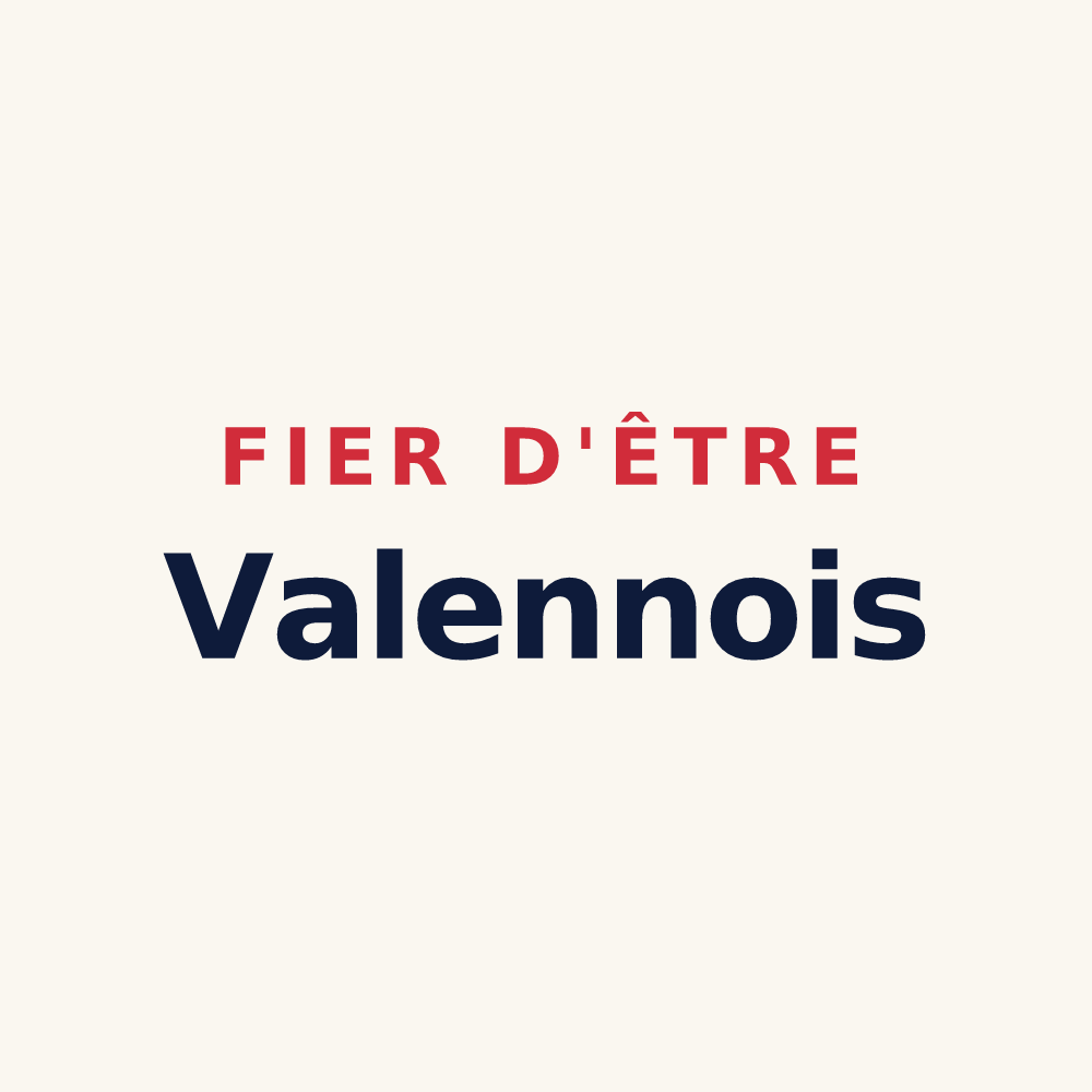 Tasse « Fier d'être Valennois » — design pour Valennes