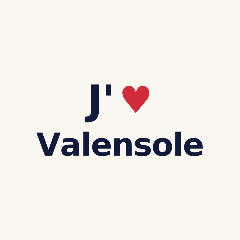 Tasse personnalisée Valensole — design J'aime Valensole