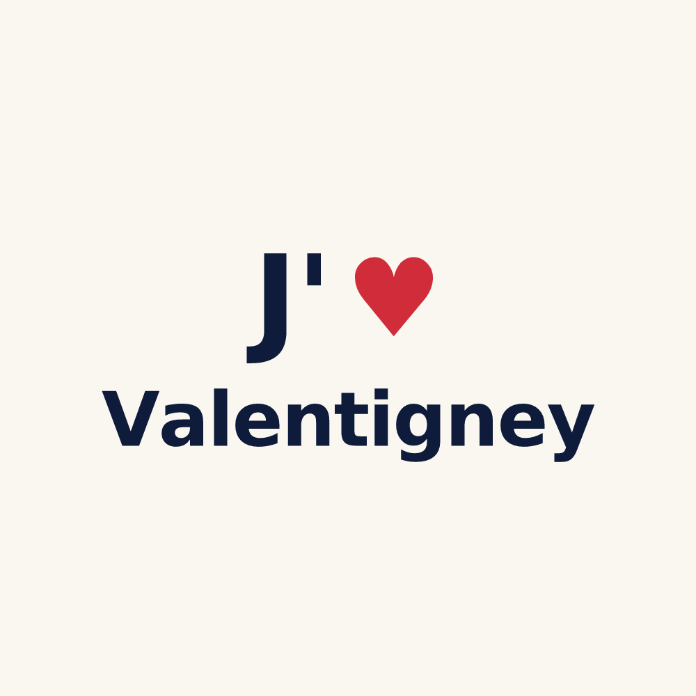 Tasse personnalisée Valentigney — design J'aime Valentigney