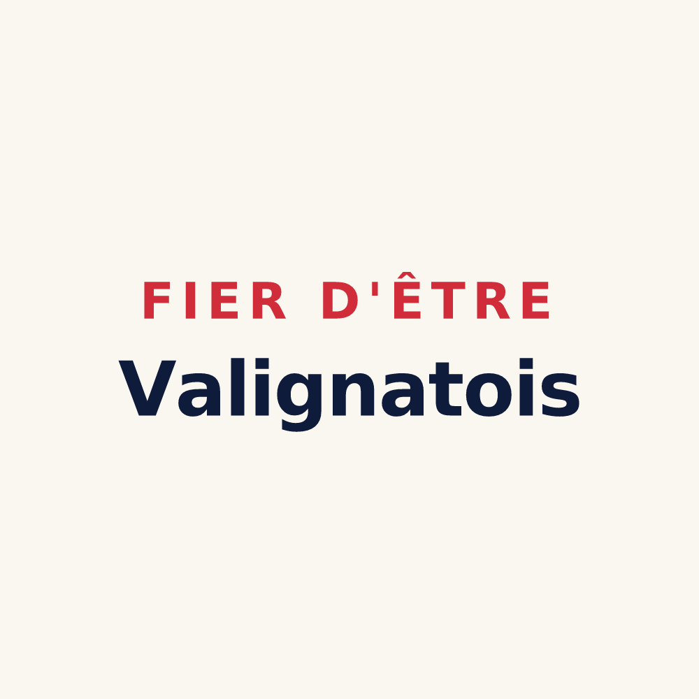 Tasse « Fier d'être Valignatois » — design pour Valignat