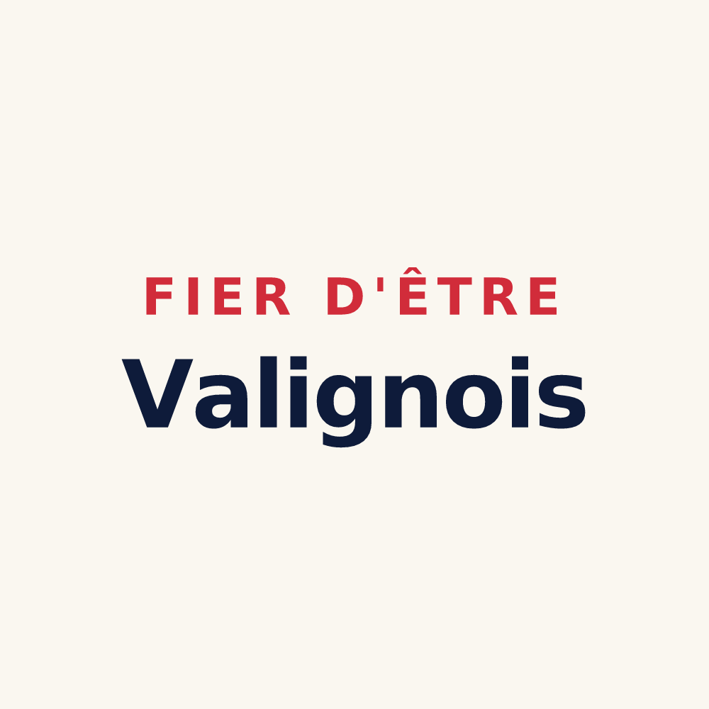 Tasse « Fier d'être Valignois » — design pour Valigny