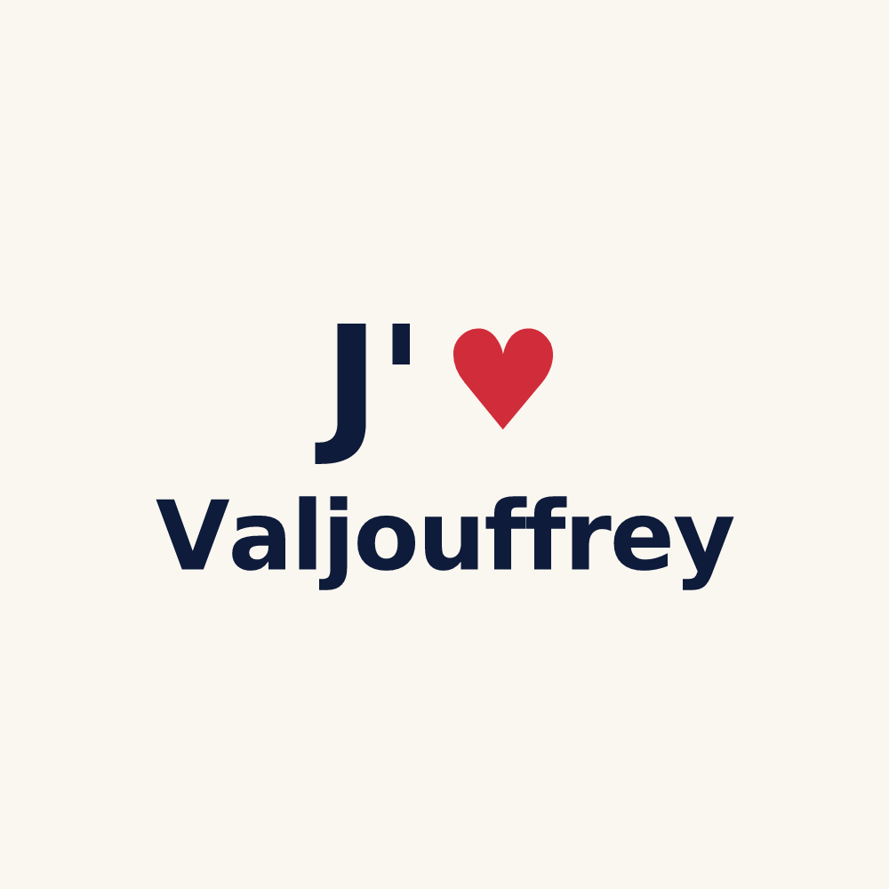 Tasse personnalisée Valjouffrey — design J'aime Valjouffrey