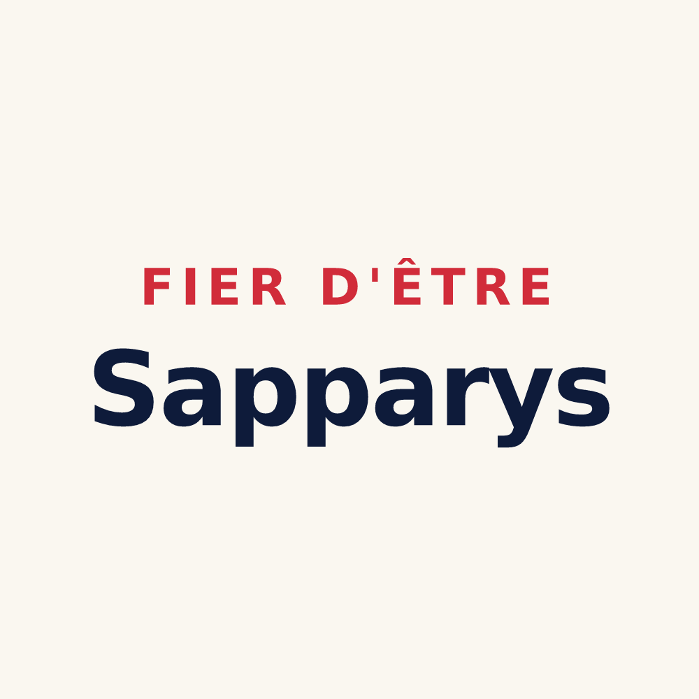 Tasse « Fier d'être Sapparys » — design pour Valjouffrey