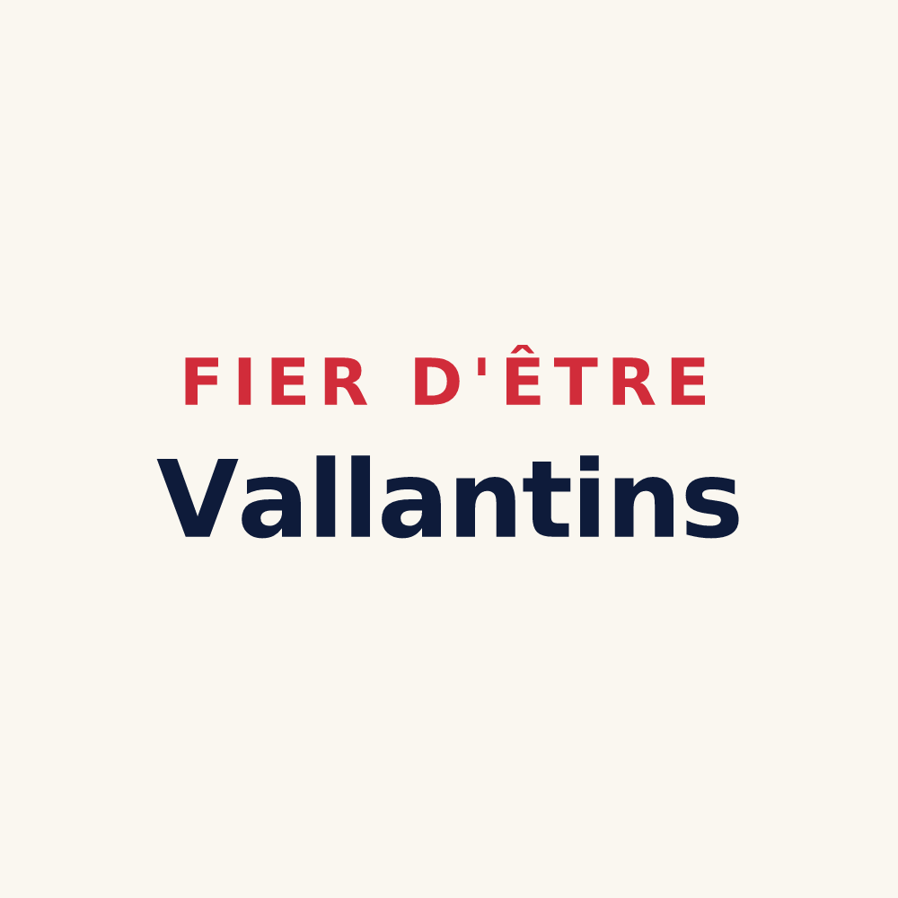 Tasse « Fier d'être Vallantins » — design pour Vallant-Saint-Georges