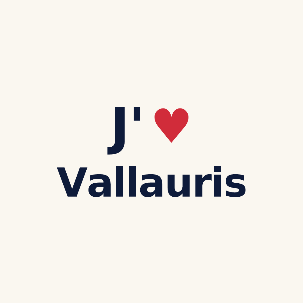 Tasse personnalisée Vallauris — design J'aime Vallauris