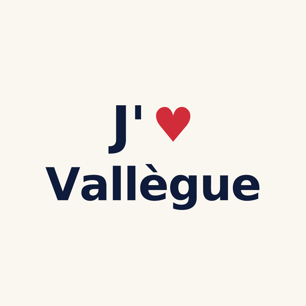 Tasse personnalisée Vallègue — design J'aime Vallègue