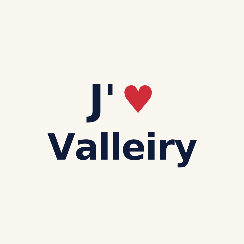 Tasse personnalisée Valleiry — design J'aime Valleiry
