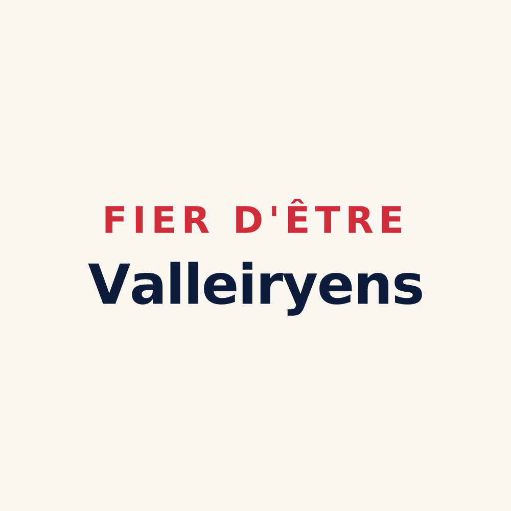 Tasse « Fier d'être Valleiryens » — design pour Valleiry