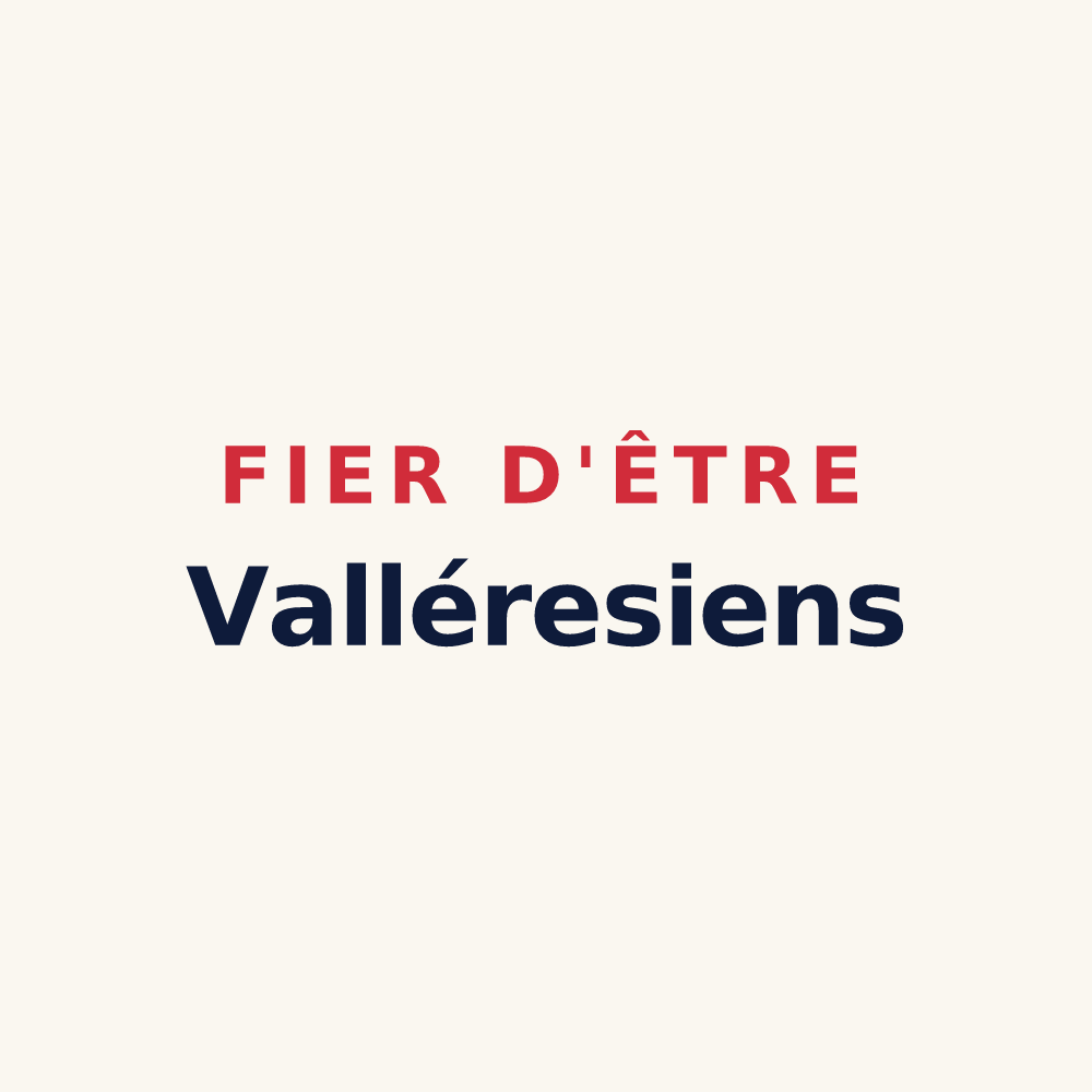 Tasse « Fier d'être Valléresiens » — design pour Valleroy