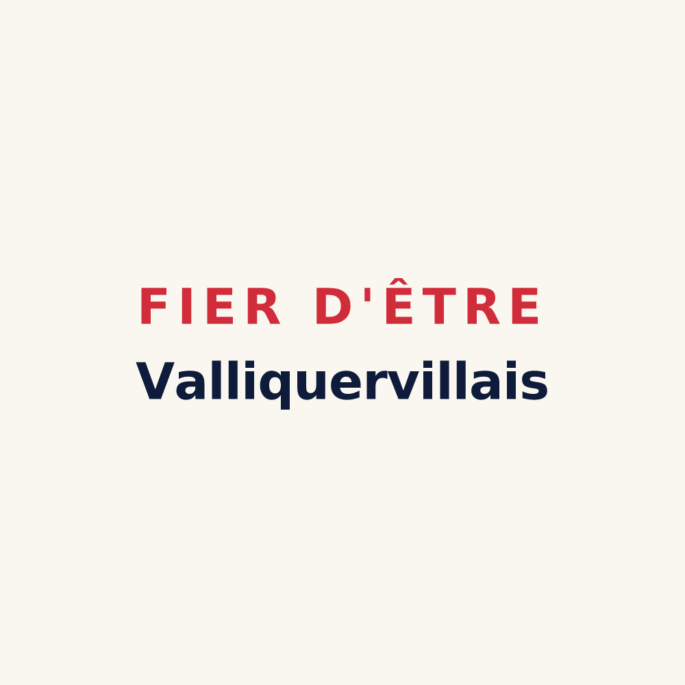 Tasse « Fier d'être Valliquervillais » — design pour Valliquerville