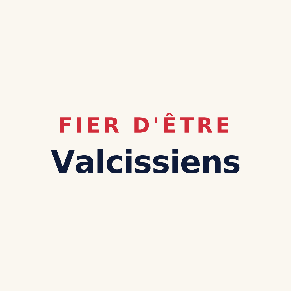 Tasse « Fier d'être Valcissiens » — design pour Valloire-sur-Cisse