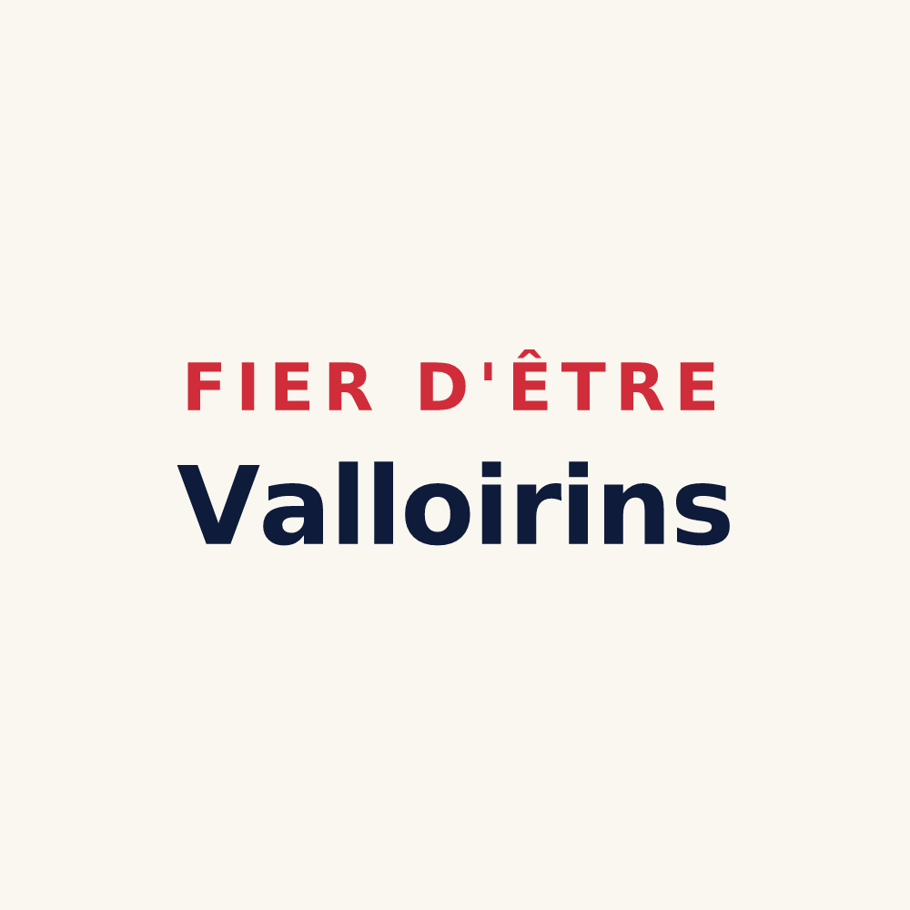 Tasse « Fier d'être Valloirins » — design pour Valloire