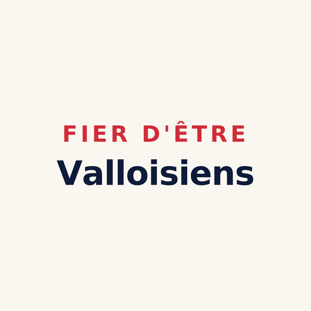 Tasse « Fier d'être Valloisiens » — design pour Vallois