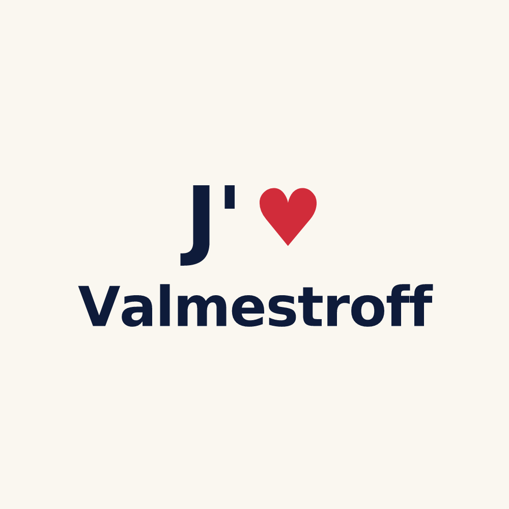 Tasse personnalisée Valmestroff — design J'aime Valmestroff