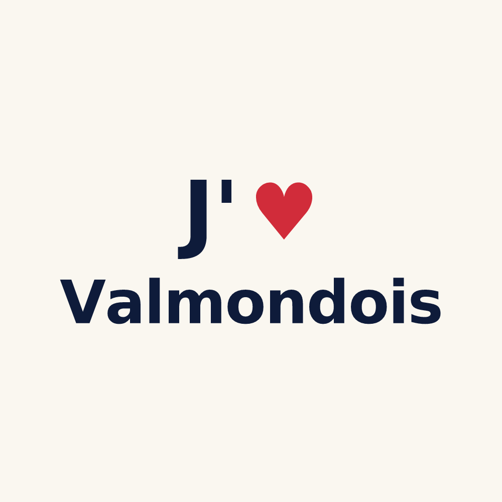 Tasse personnalisée Valmondois — design J'aime Valmondois