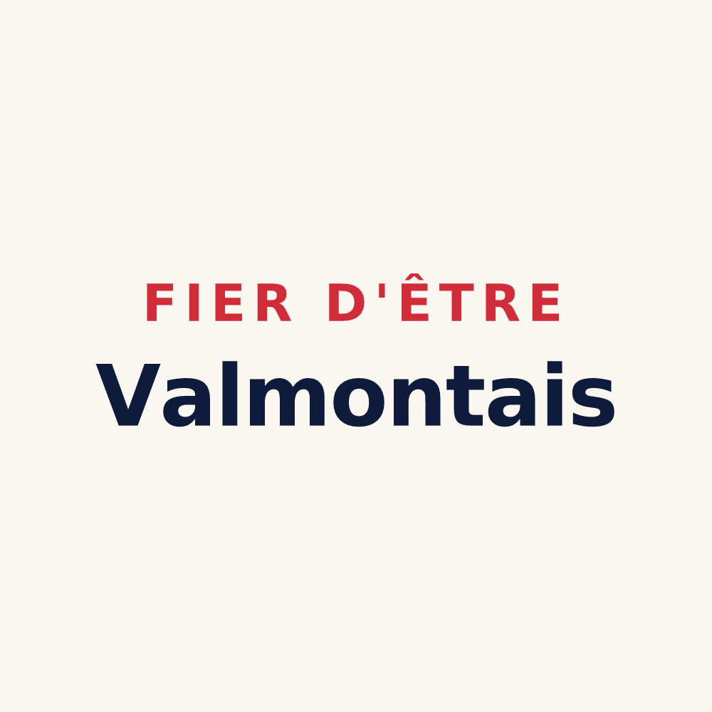 Tasse « Fier d'être Valmontais » — design pour Valmont
