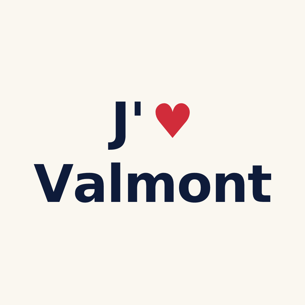 Tasse personnalisée Valmont — design J'aime Valmont