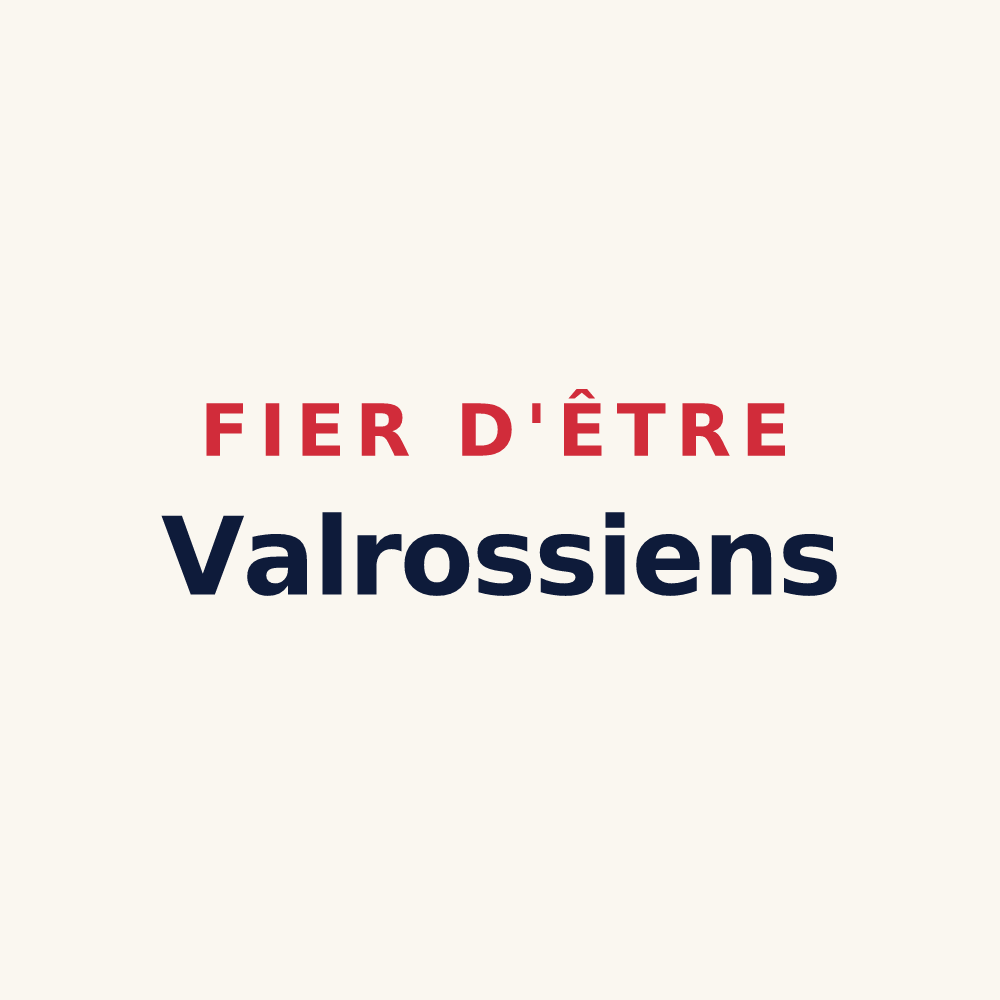 Tasse « Fier d'être Valrossiens » — design pour Valros