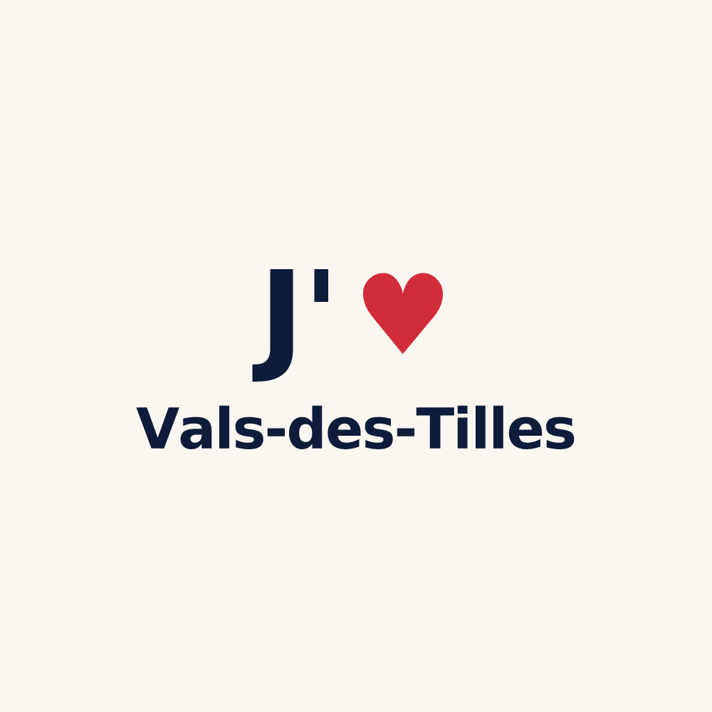 Tasse personnalisée Vals-des-Tilles — design J'aime Vals-des-Tilles