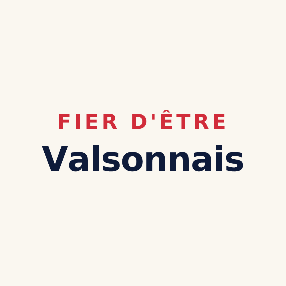 Tasse « Fier d'être Valsonnais » — design pour Valsonne