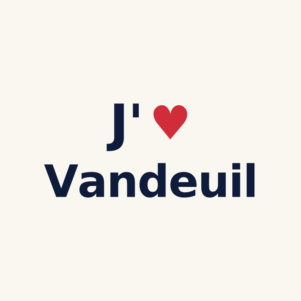 Tasse personnalisée Vandeuil — design J'aime Vandeuil
