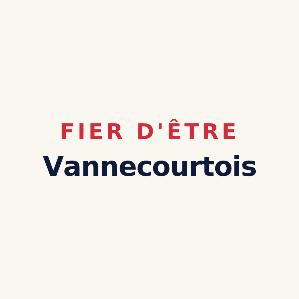 Tasse « Fier d'être Vannecourtois » — design pour Vannecourt