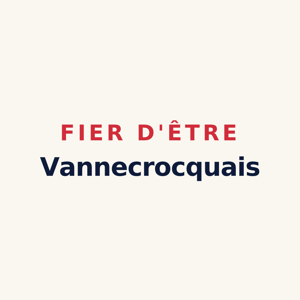 Tasse « Fier d'être Vannecrocquais » — design pour Vannecrocq