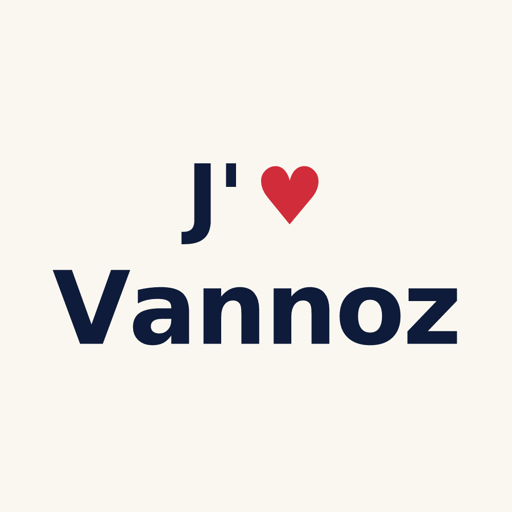 Tasse personnalisée Vannoz — design J'aime Vannoz