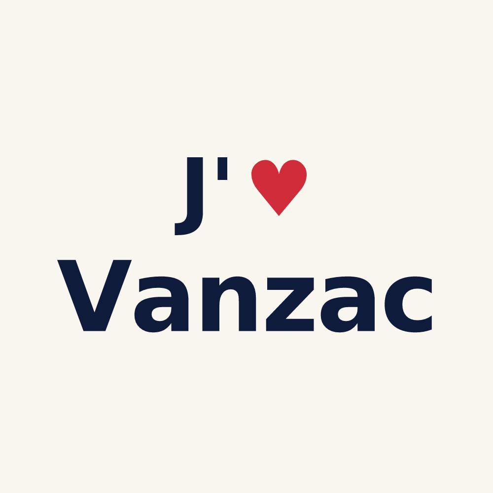 Tasse personnalisée Vanzac — design J'aime Vanzac