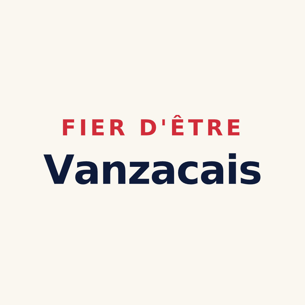 Tasse « Fier d'être Vanzacais » — design pour Vanzac