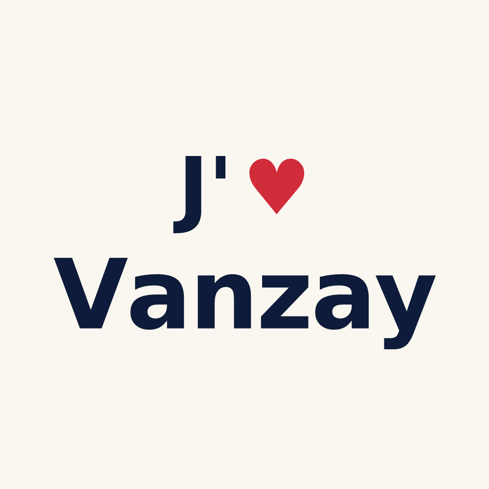 Tasse personnalisée Vanzay — design J'aime Vanzay
