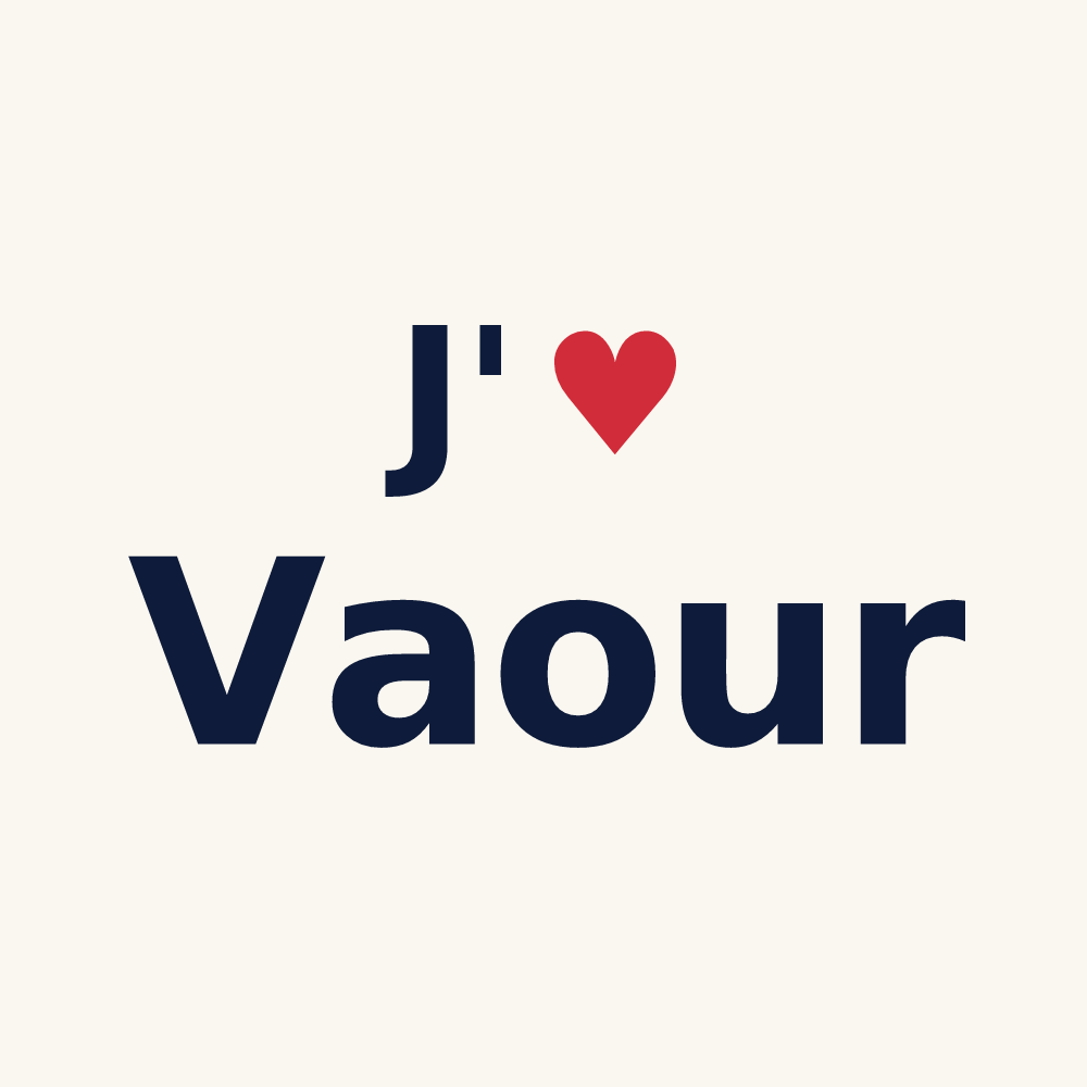 Tasse personnalisée Vaour — design J'aime Vaour
