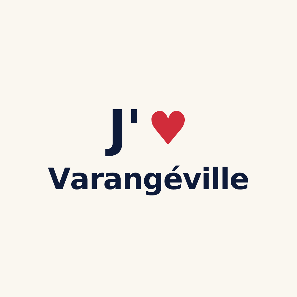 Tasse personnalisée Varangéville — design J'aime Varangéville
