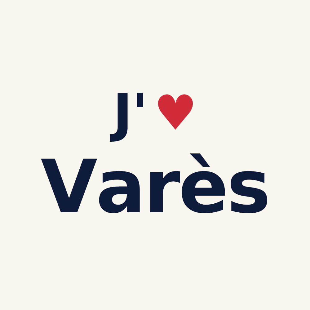 Tasse personnalisée Varès — design J'aime Varès