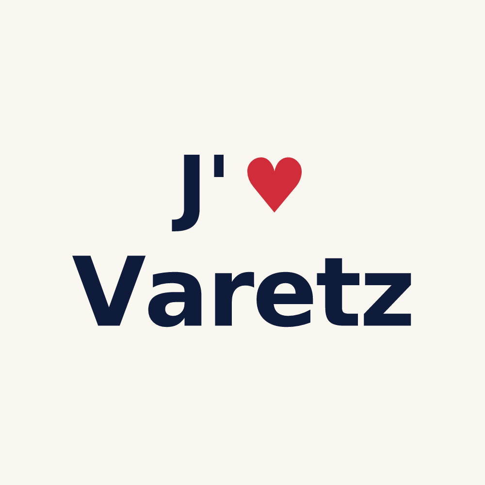 Tasse personnalisée Varetz — design J'aime Varetz