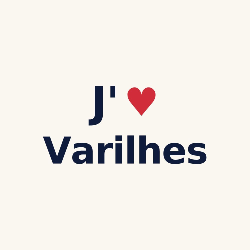 Tasse personnalisée Varilhes — design « J'aime Varilhes » imprimé sur la tasse