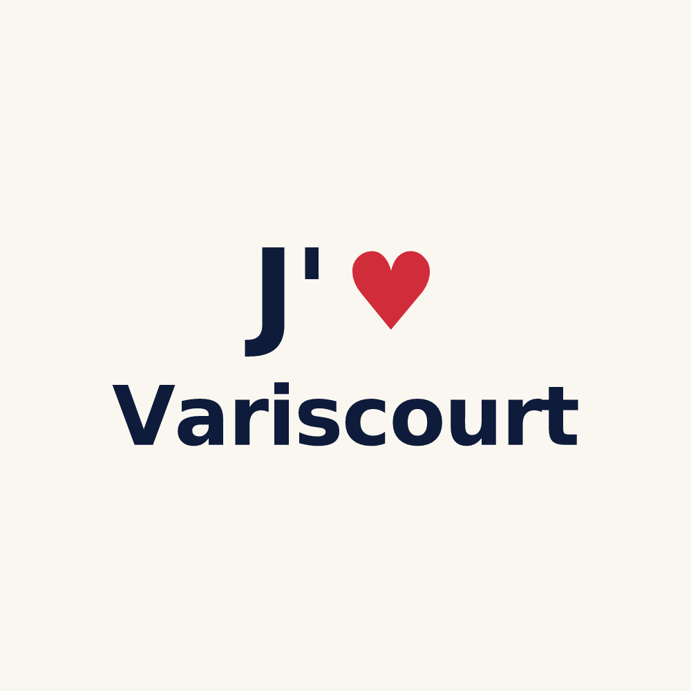 Tasse personnalisée Variscourt — design J'aime Variscourt