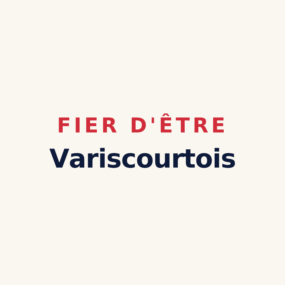 Tasse « Fier d'être Variscourtois » — design pour Variscourt