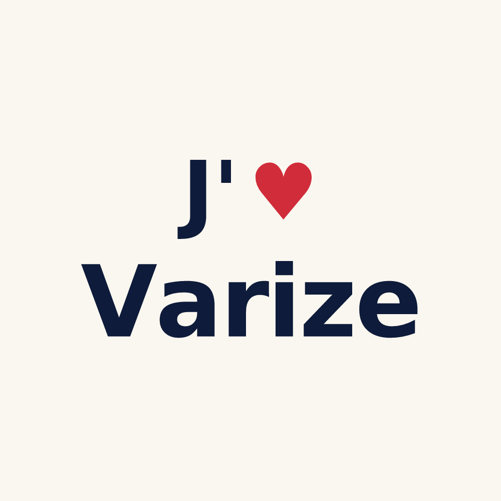Tasse personnalisée Varize — design J'aime Varize