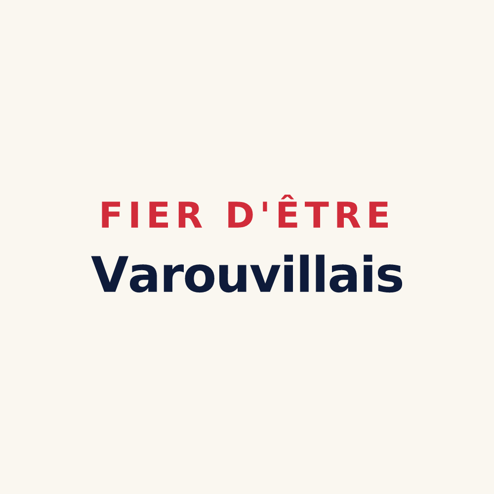 Tasse « Fier d'être Varouvillais » — design pour Varouville