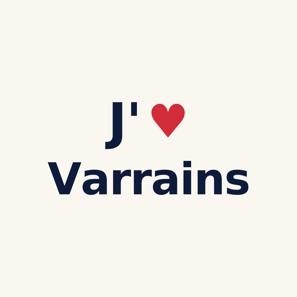 Tasse personnalisée Varrains — design J'aime Varrains