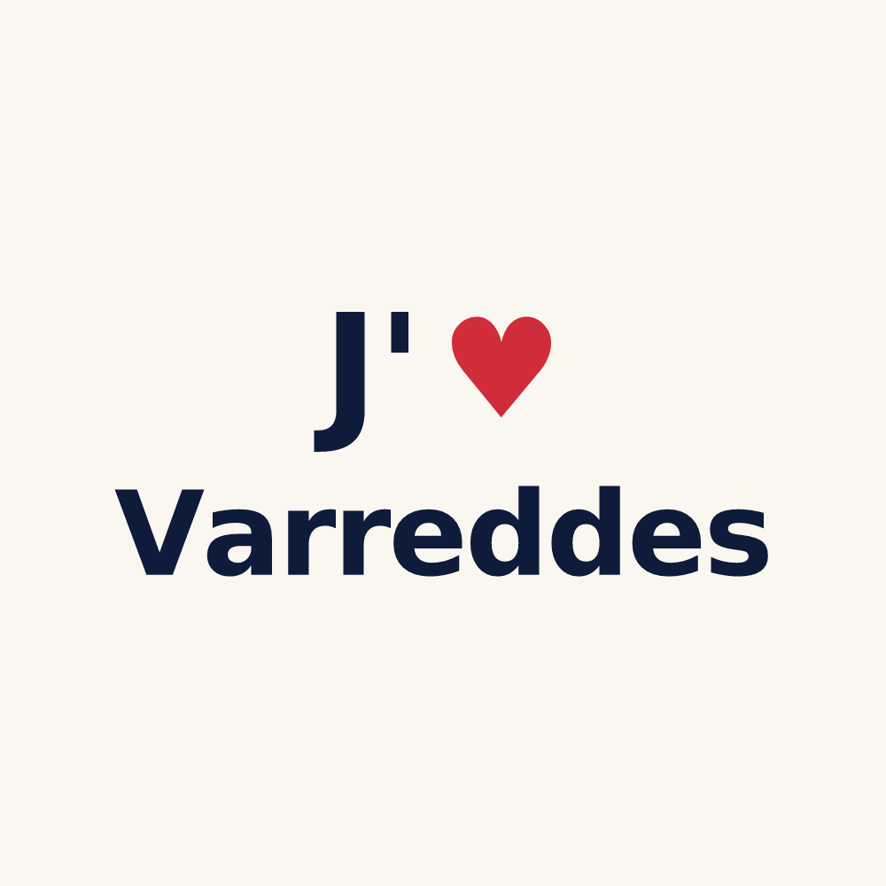Tasse personnalisée Varreddes — design J'aime Varreddes