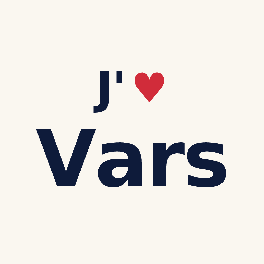 Tasse personnalisée Vars — design J'aime Vars