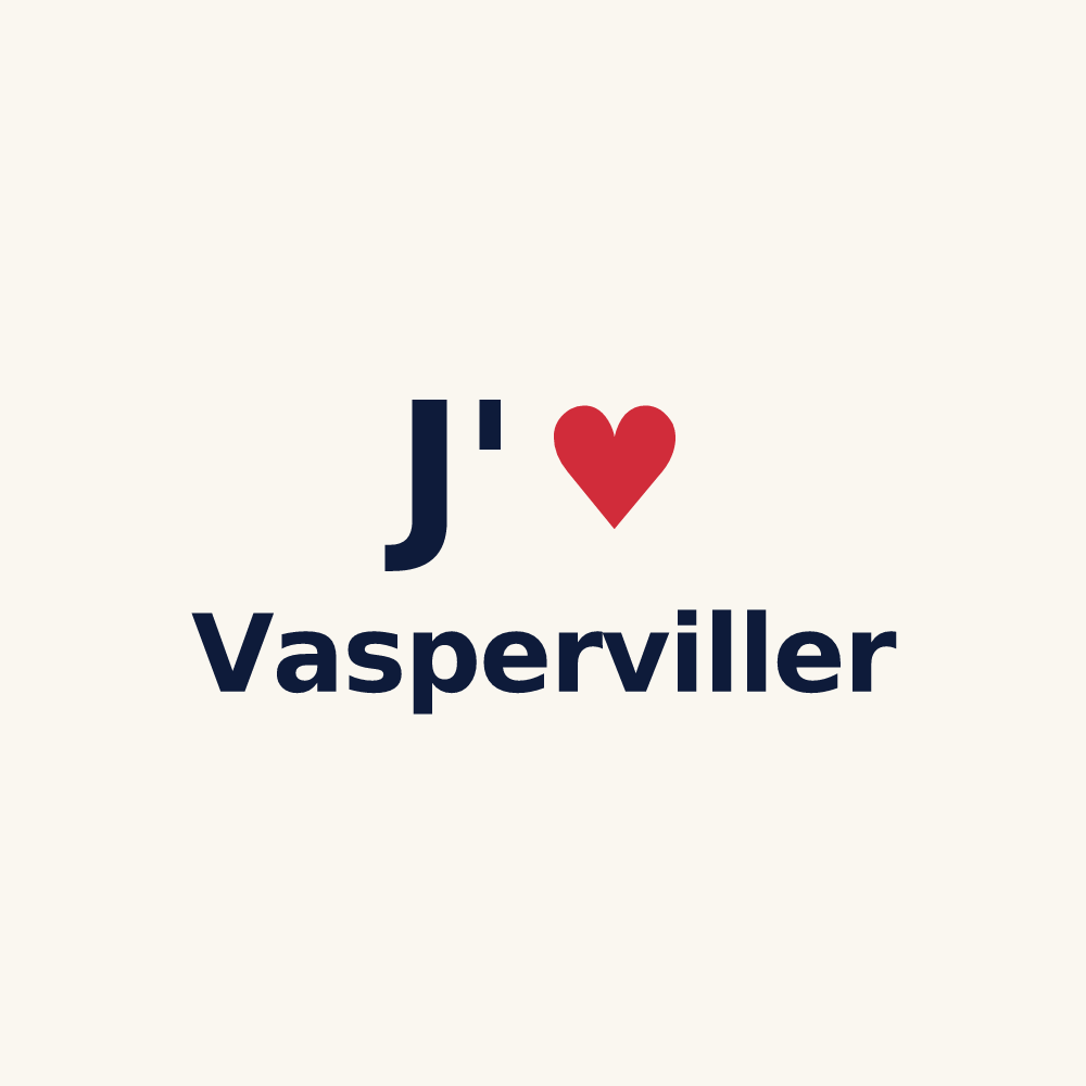 Tasse personnalisée Vasperviller — design J'aime Vasperviller