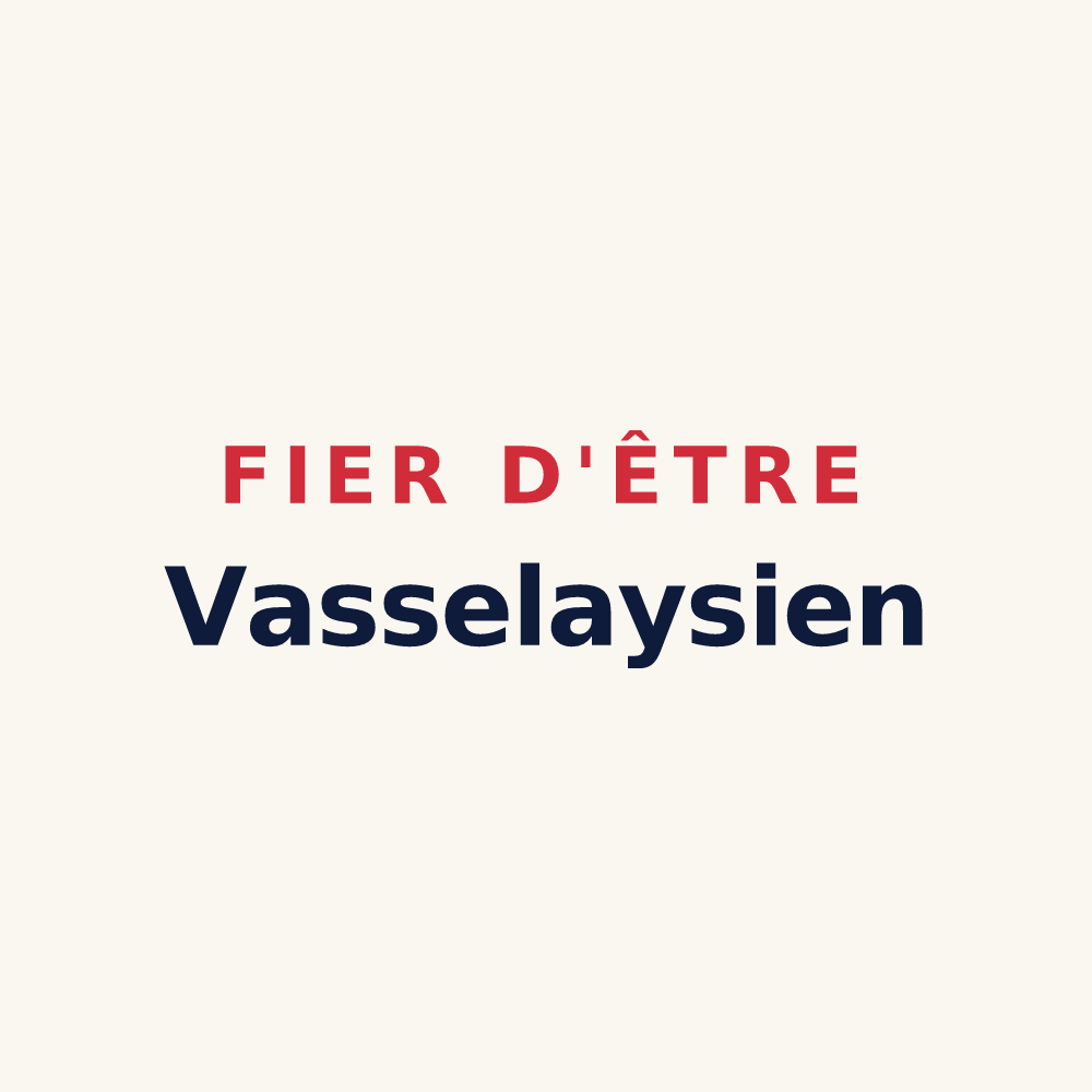 Tasse « Fier d'être Vasselaysien » — design pour Vasselay